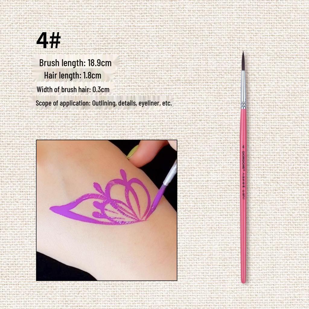 Набор кистей для лица и тела Giorgione для детей, 17 штук