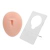 Silicone Belly Model 3D Piercing Practice Acupuncture Display Soft Belly Button Model for Teaching Belly Piercing Practice Model