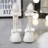 Girls Leather Boots Medium and High Boots Autumn and Winter New Children's Boots Knight Boots Fashion Baby Leather Boots