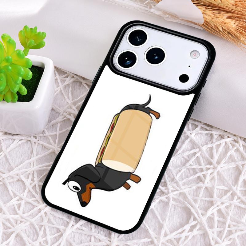 Anatomy Of a Dachshund Print Phone Case for iPhone 17 Air 16 15 11 12 14 13 Pro Max Shockproof Cover