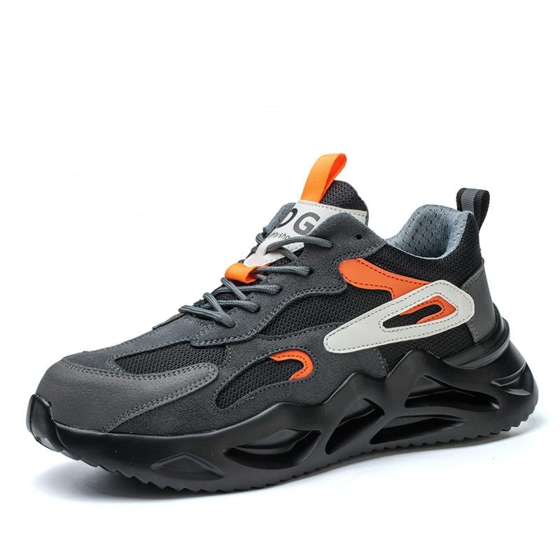 Frühling Sommer Arbeit Sicherheitsschuhe Männer Stahl Kappe Schuhe Bau Sicherheit Stiefel Männer Schützende Atmungsaktive Arbeit Turnschuhe