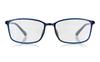 OWNDAYS Blue Light Blocking Glasses, Non-Prescription, Square, Lightweight, for Desk Work, UV Protection, PC2007N-2S-C3