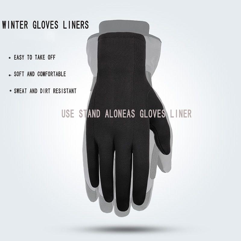 YANBIGUO Ski Gloves Liners for Men & Women, Thin & Lightweight & Touch Screen Gloves for Cold Weather&Cycling&Running&Fishing,