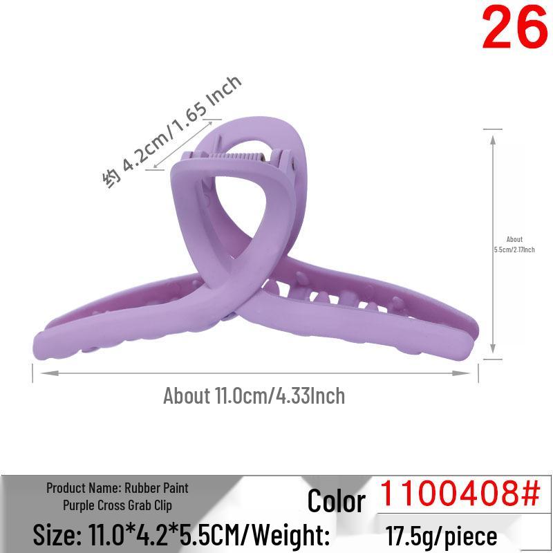 High-Quality Versatile Cross Claw Hair Clip – Stylish Large Ribbon Accessory