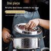Naijiang 3-Layer Hammered Stainless Steel Deep Soup Pot