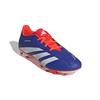 Adidas Predator Club FxG Soccer Unisex Lucid Red Size Cleats, Adult, NIR98, Blue/Footwear White/Solar (IF6344), 26.5cm