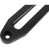 10" Billet Polished Aluminum Hawse Fairlead Load Capacity 8000-15000 LBs With Mounting Hardware For Synthetic Winch Rope (Black, 10")