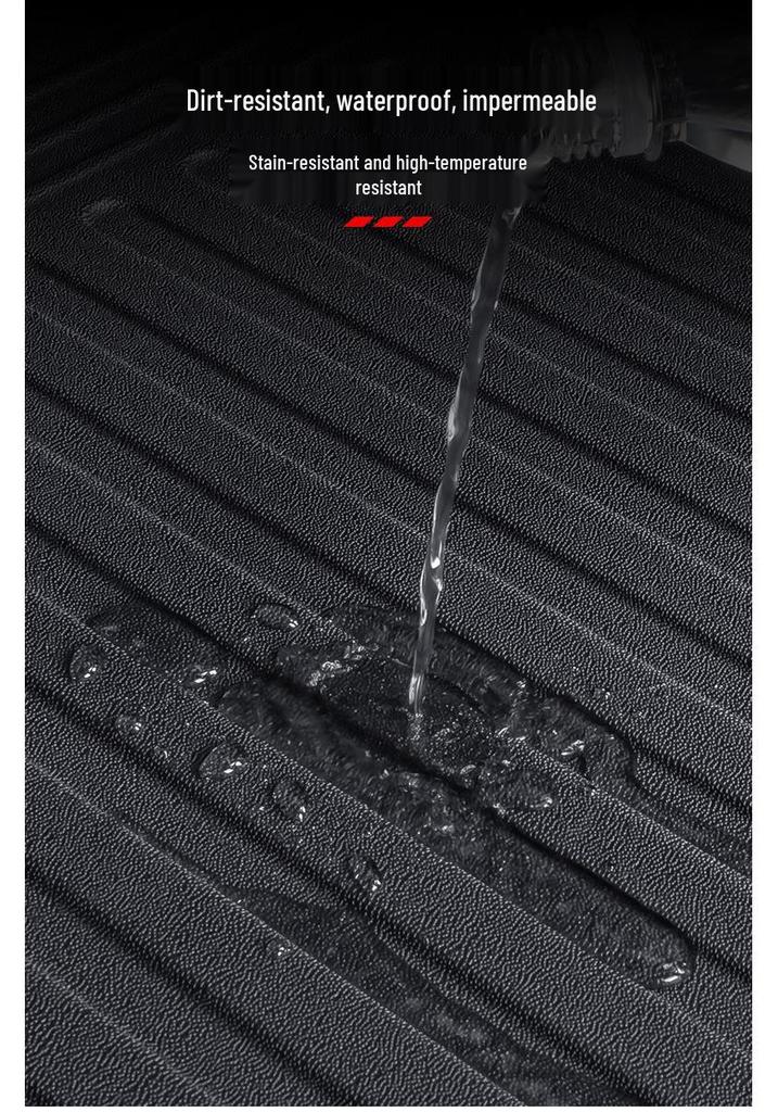 Ideal i6/i8 Trunk Mat: TPE Full Surround, Waterproof, Wear-Resistant Car Accessory