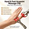 5/6PCS Metal Point Tool Rubber Tip Relax Gadget Portable Massage Clip Ear Massage