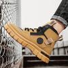 2026 High quality Shoes For Men Leather Boots High Tops Casual Shoes Young All Match Ankle Boots Male Work Boots Hiking sneakers