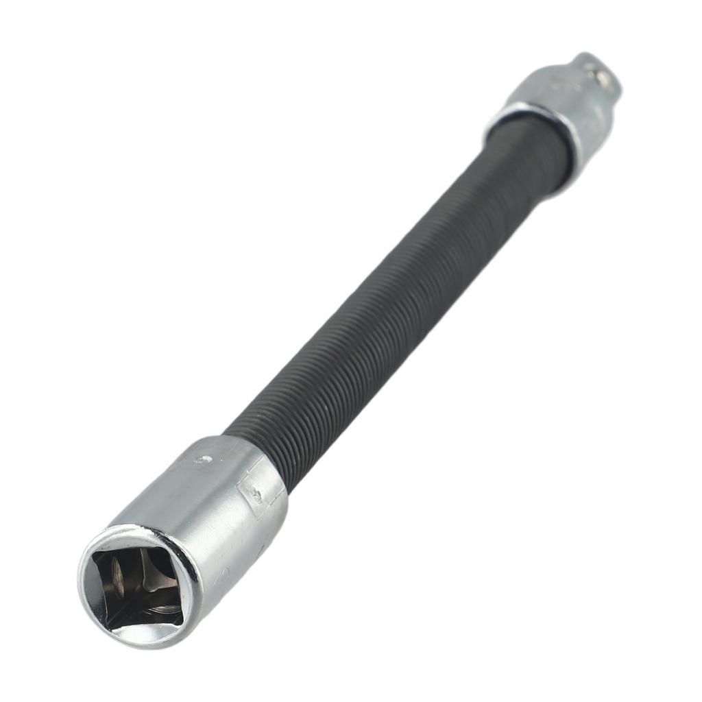 1/4 3/8 1/2 Driver Extension Rod Adapter Flexible Metal Shaft Conversion Head