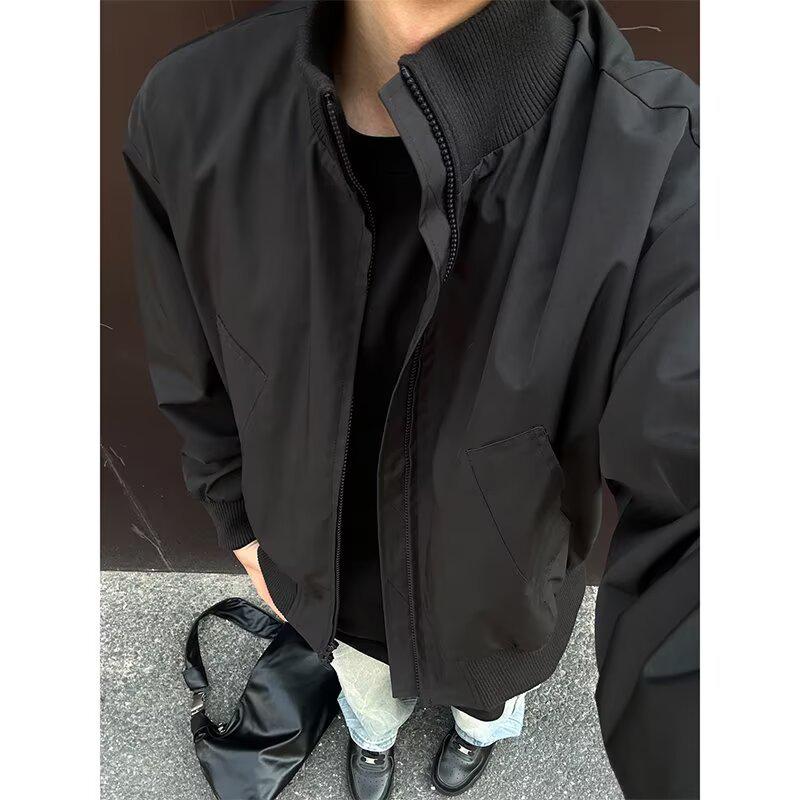 Giacca Bomber da Uomo Tre Prove Stile Pilota - Capospalla Baseball Primavera/Autunno