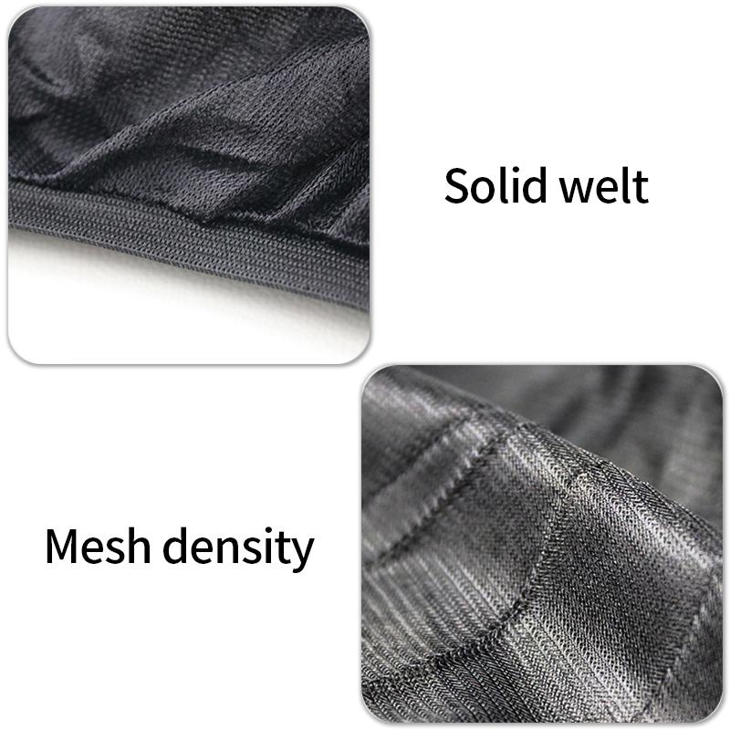 4-Piece Car Side Window Shade UV & Insect Resistant Universal Mosquito Net Breathable Mesh for Privacy Shades Screen Visor Cover