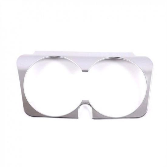 Silver Color Car Central Cup Holder Frame Decoration For Benz GLC W253 2016-