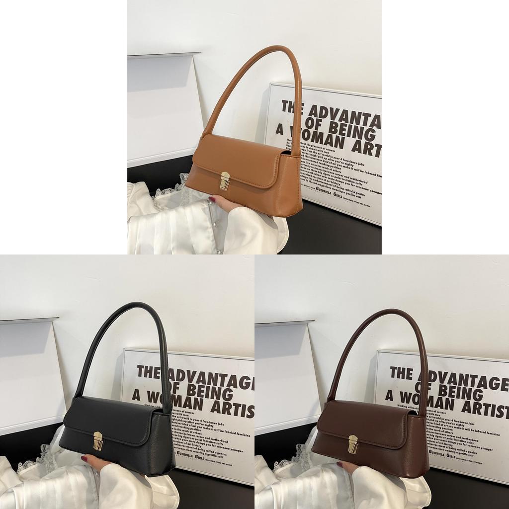 Small Pu Crossbody Bag For Women With Lock Closure For Daily Casual Use