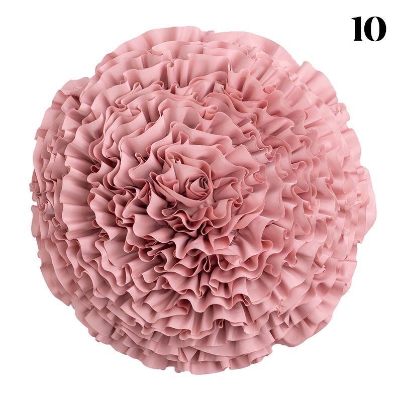 Luxury 3D Flower Pillowcase Handmade Pleated Flower Pillow Case Ins Sofa Cushion Cover Living Room Sofa Decor Throw Pillow Cover