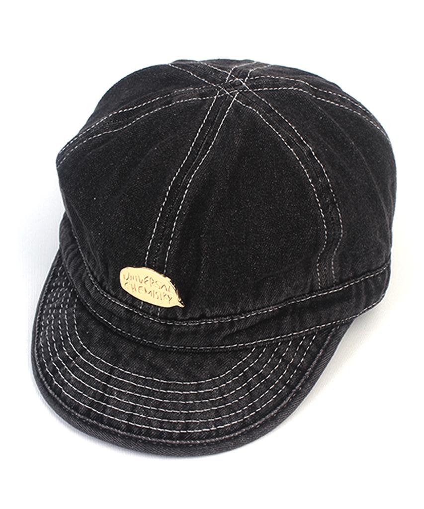 Washing Black Denim Bike Cap