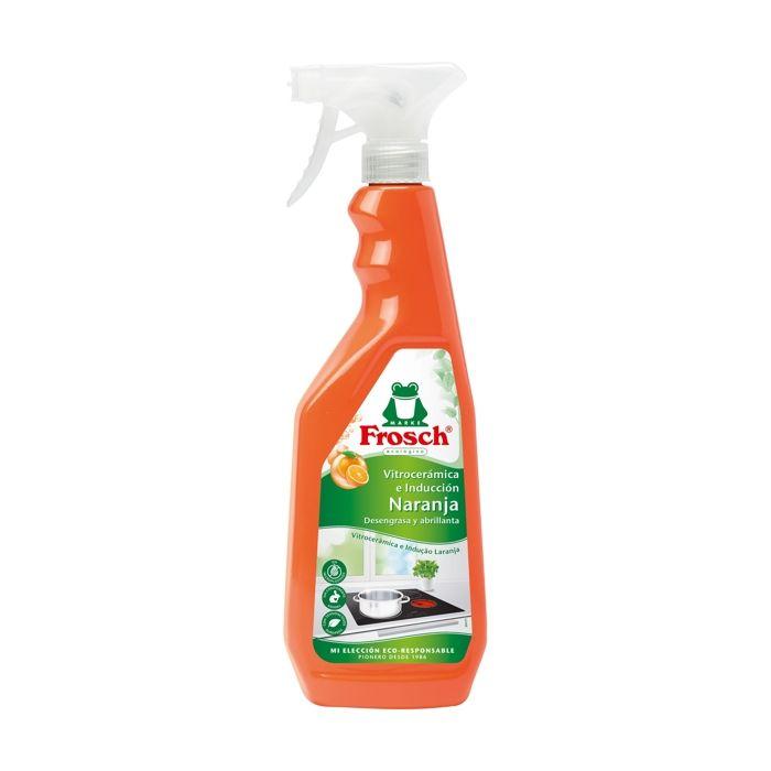 FROSCH - Nettoyant Pour Vitrocéramique Et Induction Avec Eco Rouge Orange 750 Ml