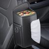 Car Seat Side Tissue Box Multi-Functional Car Tissue Box Holder Soft Pocket Storage Bag Car Seat Organizer Tissue Box