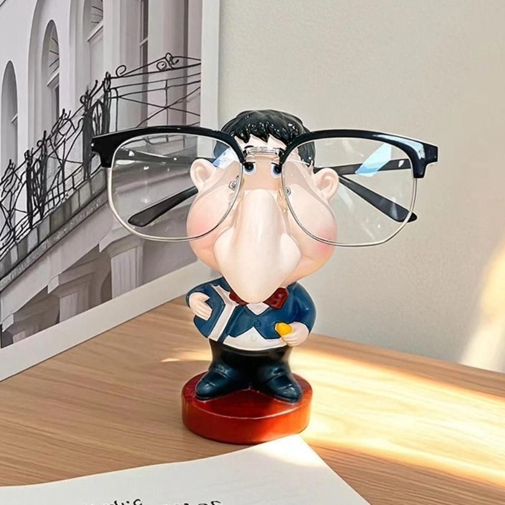 Nose Smile Design Eyeglass Rack Decorative Glasses Display Stand Eyeglass Holder  Office Desk
