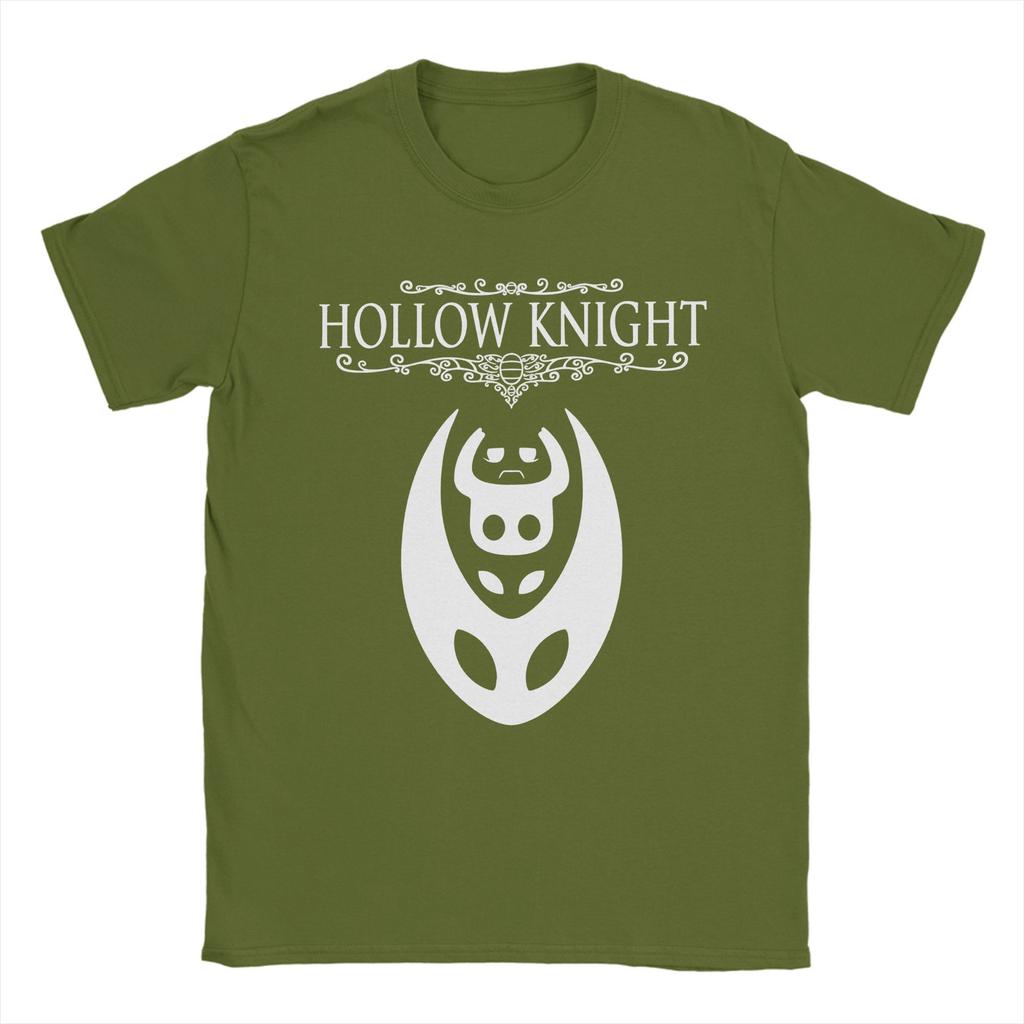 Hollow Knight Silksong Game T Shirts Men 100% Cotton Novelty T-Shirt Crewneck Tees Short Sleeve Clothing Gift