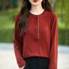 Cashmere genser for kvinner Qinghe cashmere 50 % ull 50 % silke Dame høst og vinter kashmir genser myk og varm