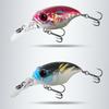 Fishing Lure Wobblers Floating Artificial Hard Bait with Treble Hook Realistic Looking Bright Color Crank Fishing Lure Bait