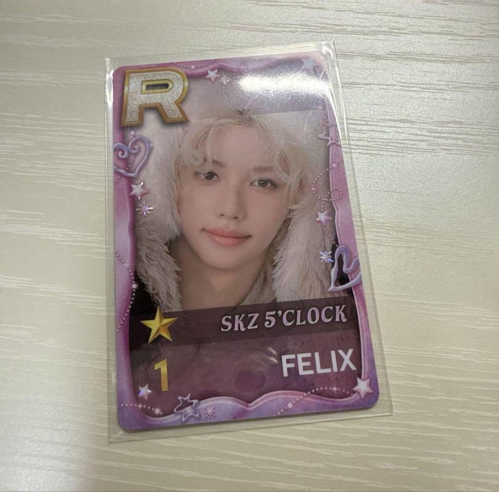 [USED] Stray Kids Felix 5'clock SSJYP trading card