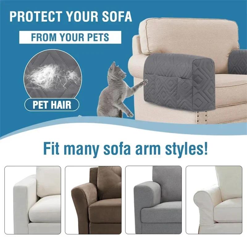 2 buc huse pentru cotiere de canapea, culoare solidă, detașabile, elastice, pentru mobilier, protector pentru braț, lavabile, portabile, pentru camera de zi