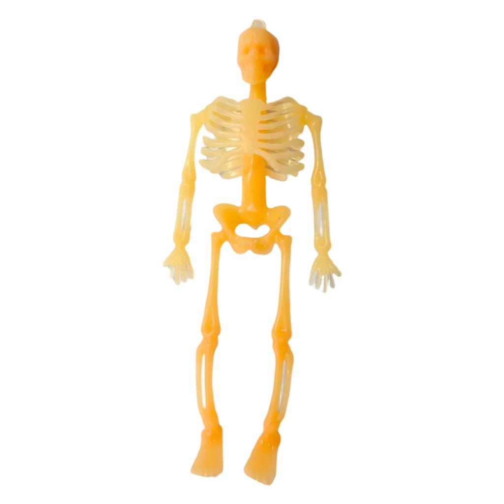 15cm Realistic Human Skeleton Miniature Hanging Tabletop Decor for Halloween Party Home Display Classroom Educational Prop