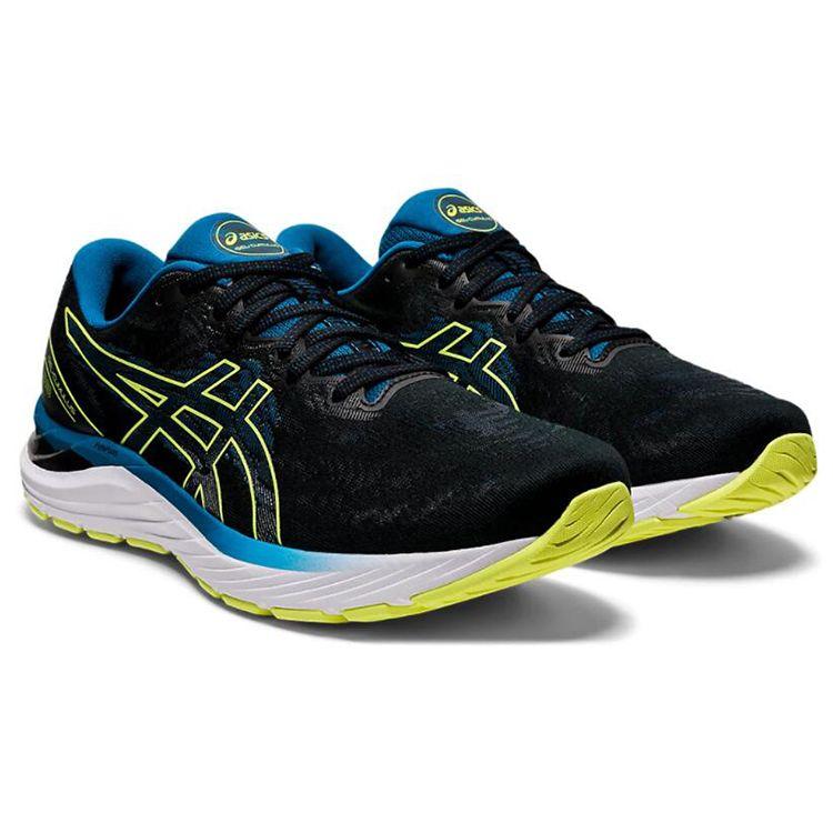 Asics Gel Cumulus 23 Black Glow Yellow Men Sneakers 1011B012-016