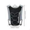 Biking Water Backpack Versatile Elastic Strap Breathable Lightweight Vest for Cyclists,