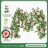 2-Meter Artificial Rose & Camellia Vine for Wedding Flower Walls & Home Table Decor