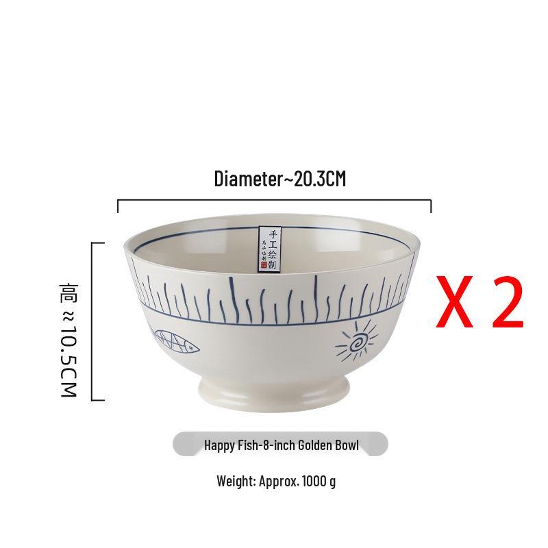 Japanese Ceramic Dinnerware Set: Includes Round & Square Plates, Fish & Steaming Plates, Side Dish Plates, and Bowls.