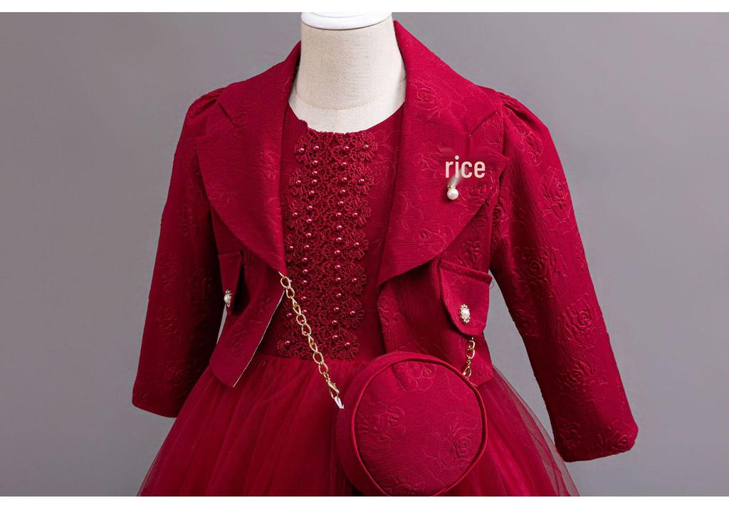 Completo Due Pezzi Floreale per Bambina - Outfit di Compleanno per Neonati e Bambini Piccoli