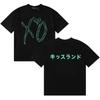 Unisex Gotischer Stil Hochwertiges Bequemes Lockeres Reines Baumwoll-Freizeit-T-Shirt Mit The Weeknd Aufdruck T-Shirt
