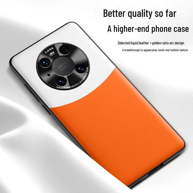 Huawei Mate40 Pro Liquid Leather Anti-Fall Protective Case - Single Piece Available.