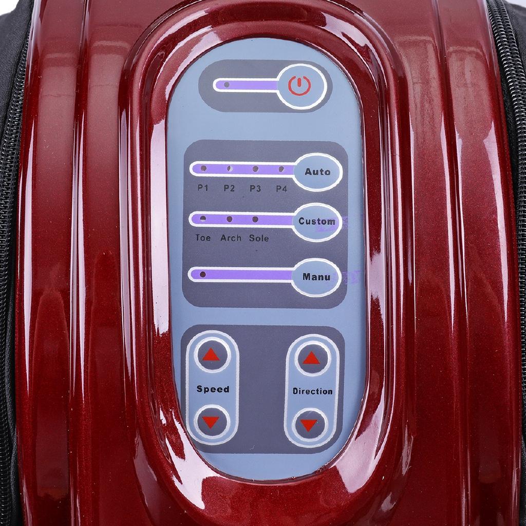 Shiatsu Kneading Roller Vibrator Machine Reflexology Calf Leg Pain Relax Electric Heating Foot Body Leg Massager 220V
