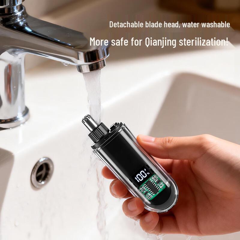 Jinshenquan Digital Display Electric Nose Hair Trimmer