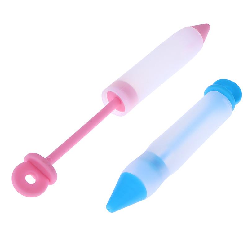 Silicone Food Writing Pen Chocolate Decorating Tools Cream Cup Cake Mold Cream Cup Cookie Icing Piping Pastry Nozzles