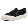 Fashion 2025 Summer New Men's Breathable Canvas Casual Shoes Thick Soled Comfortable Slip on Sports Shoes Fashion Trend Chunky sneakers