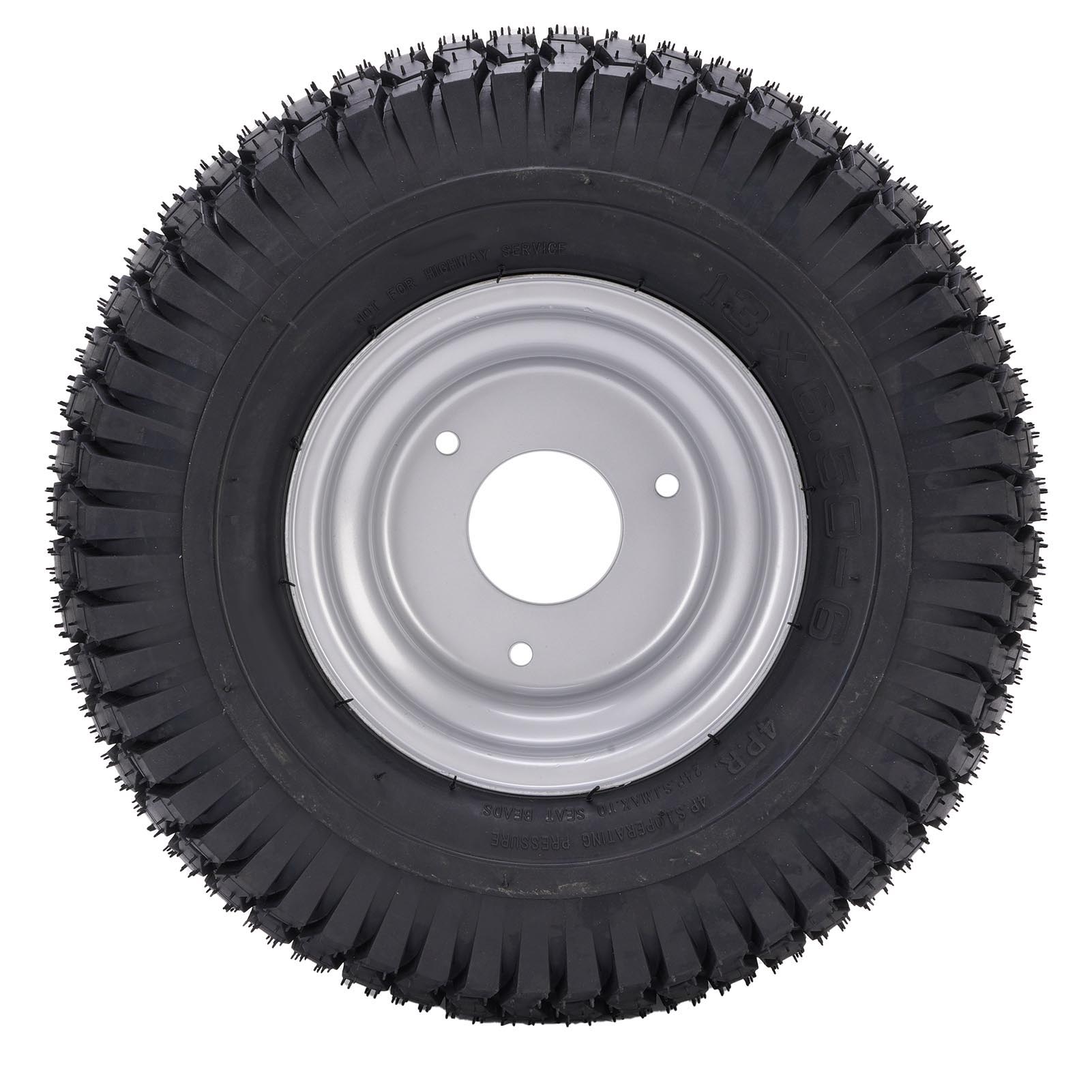 

Шина 13X6.506 с диском 6PR Резиновая шина повышенной проходимости для квадроцикла, мотовездехода, картинга, гольф-кара