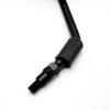 Retro Round 10mm Right-Hand Thread Motorcycle Rearview Mirror with Iron Rod for M10