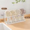 Sink Storage Rack Drain Cup Rack Double-layer Cup Storage Tray 2Layer Cup Storage Rack  Home