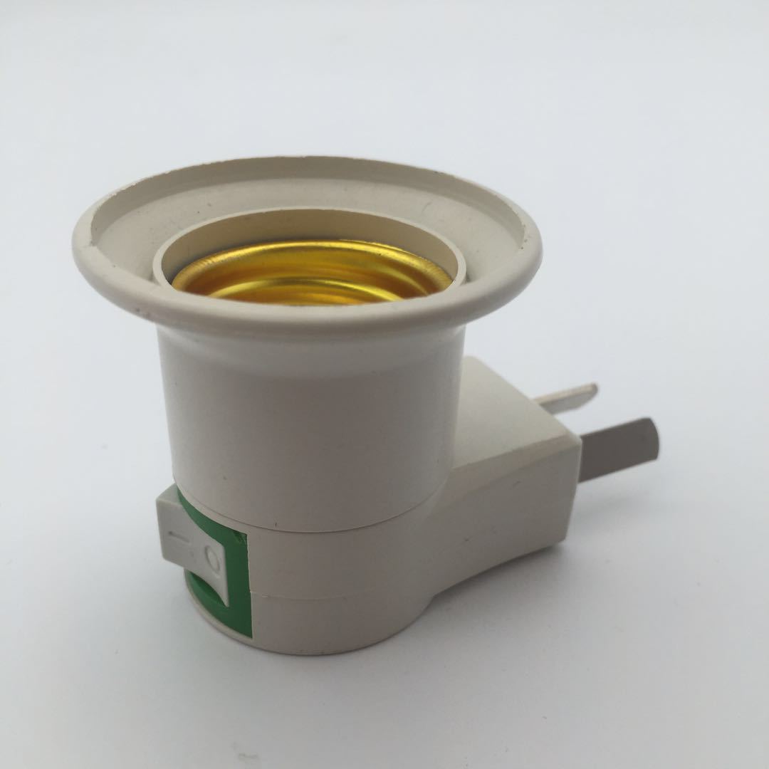 

Magic Ball Lamp Holder Mobile Lamp Holder with Switch Plug White US Standard Lamp Cup Bulb Holder