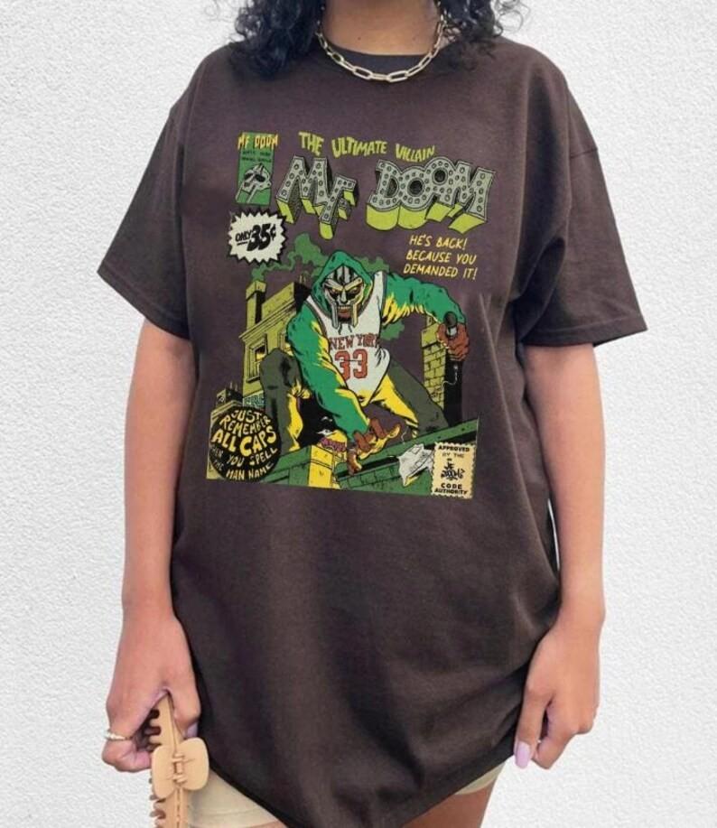 Madlib Doom All Caps Shirt Mf Doom Shirt AN64848 XL