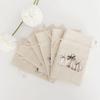Halloween Biscuit Storage Bag Reusable Halloween Candy Storage Bag Drawstring Linen Bag Breathable For Candy Storage Small Toy