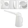 Oil Jug with Spout Engine Oil Dispenser Jug Leakage Proof Oil Measuring Container with Lid for Automotive Fluids