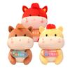 2026 Year of The Horse Plush Doll Decoration Lucky Red Horse Mascot for New Year Wealth And Happiness Symbol Decor Gift for Spring Festival