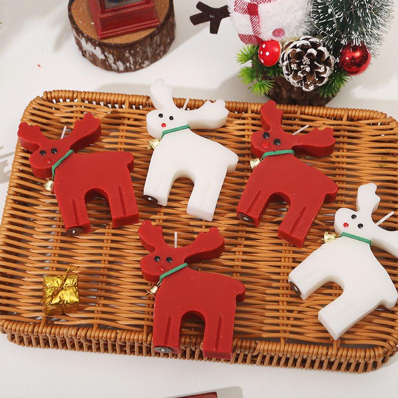Christmas Reindeer Scented Candle Ornament - Indoor Fragrance